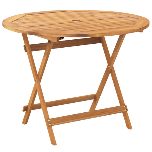 Set De Comedor De Jardín 5 Pzas Ratán Pe Madera Maciza Beige / Vetonek_0