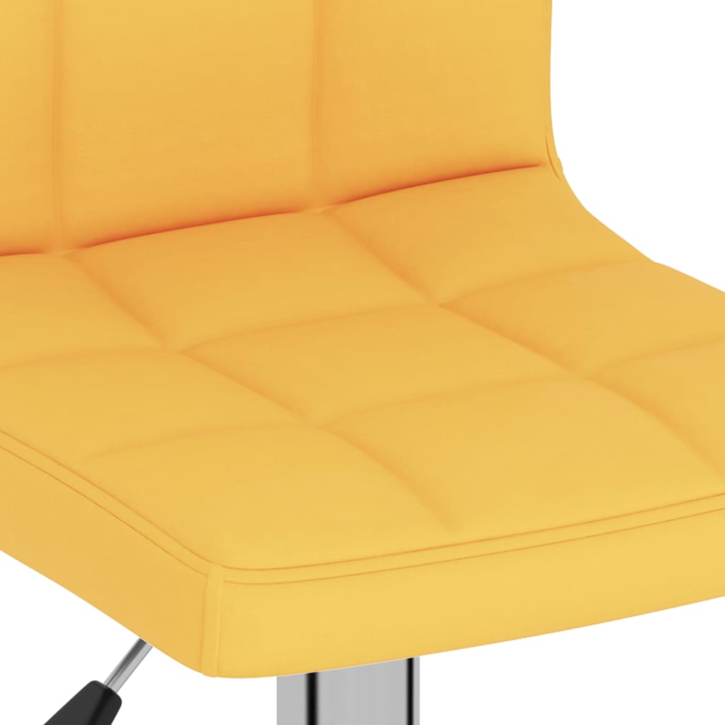 Taburete De Cocina De Tela Amarillo Mostaza_5