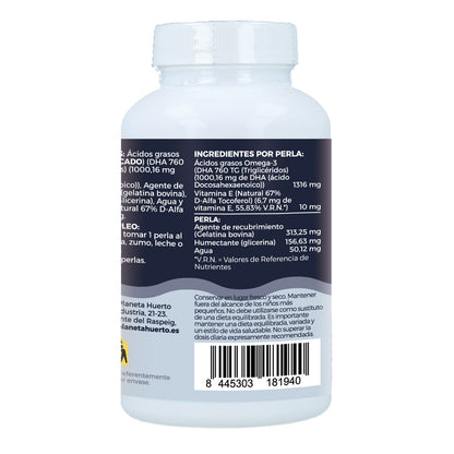 DHA 1000 mg Planeta Huerto 60 perlas