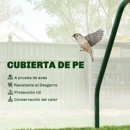 Outsunny Invernadero De Terraza 100x70x60cm Con Cremallera Para Cultivos Plantas_3