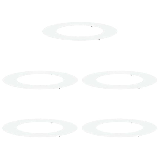 Adecuado Para Anillos De Árbol Plano 5 Pcs Ø50 / 80 Cm Acero_0