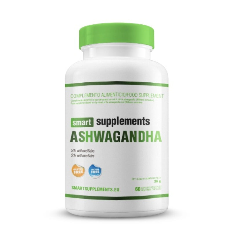 Ashwagandha 500mg - 60 Cápsulas Vegetales - Ashwagandha - Smart Supplements_0