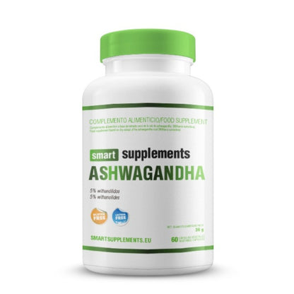 Ashwagandha 500mg - 60 Cápsulas Vegetales - Ashwagandha - Smart Supplements_0