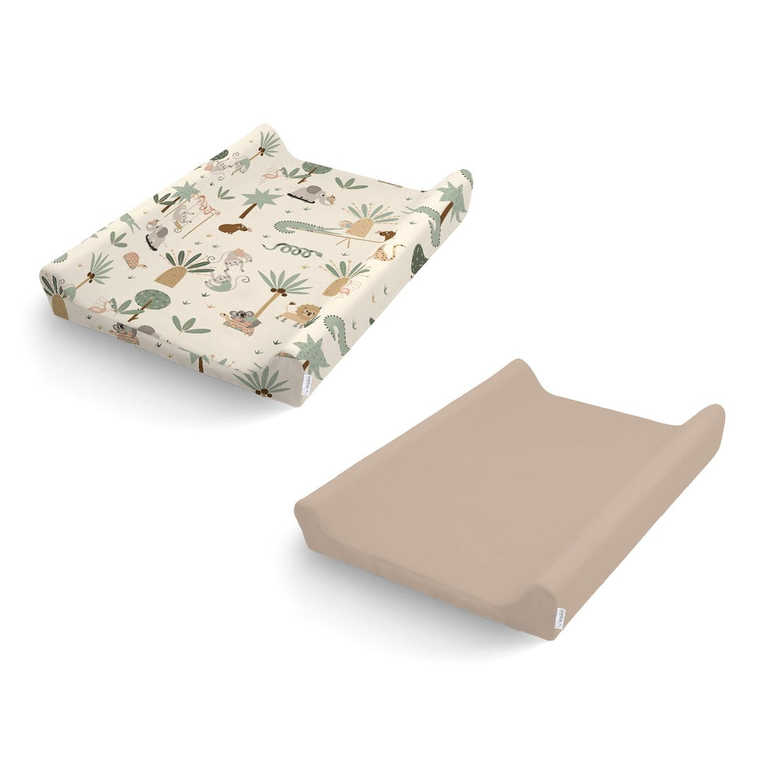 Cotton Color Pack 2 Fundas De Cambiador Algodón Cotton Albero Mio | Dos Recambios Suaves Para Que El Cambio Sea Más_1