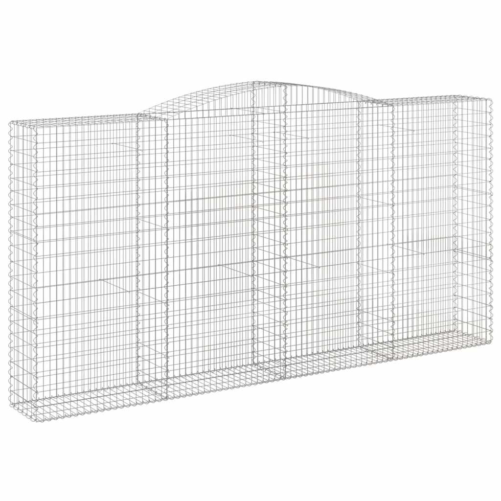 Cestas De Gaviones 10 Uds Forma De Arco Hierro 400x50x200/220cm_2