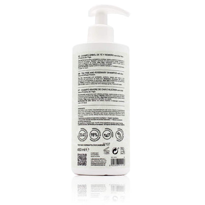 Champú Fortalecedor Árbol de Té y Romero Labnatur Bio 450 ml | Anticaída | Fuerza y Crecimiento | Vegano_2
