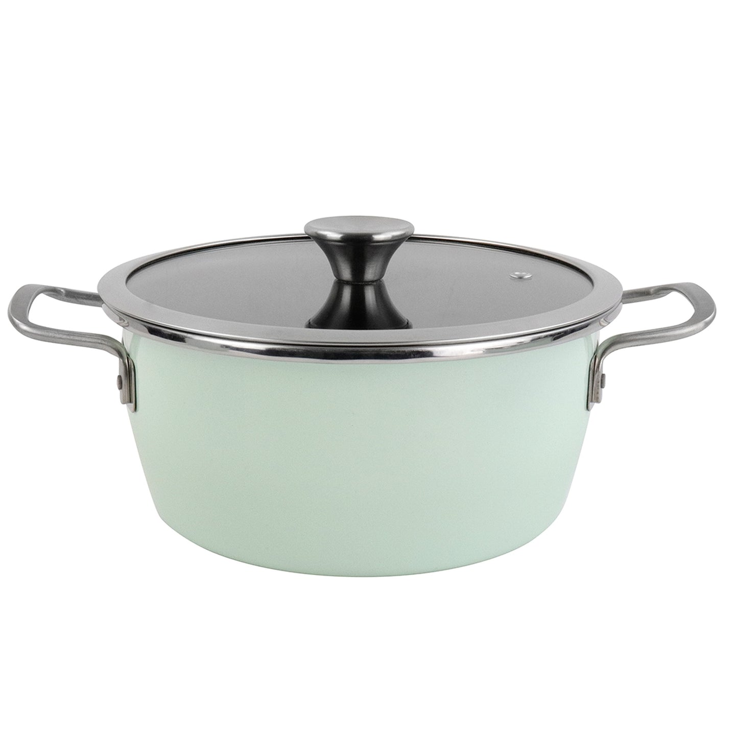 Cacerola nordic Verde Ø28cm Con Tapa De Vidrio