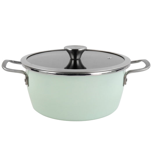 Cacerola nordic Verde Ø28cm Con Tapa De Vidrio_0