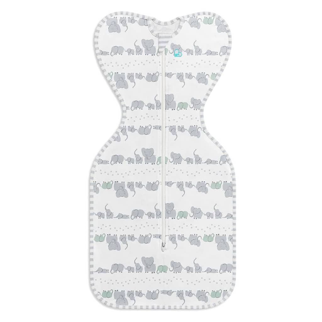 Love To Dream Saco De Bebé Swaddle Up Lite Stage 1 Elefante Blanco S_0