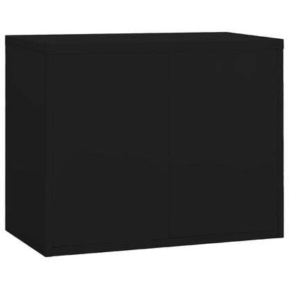 Armario Archivador De Acero Negro 90x46x72,5 Cm_3