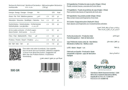 Proteína De Soja - 500g | Proteína Vegetal En Polvo Vegana Para Batidos Y Repostería, Sin Azúcares Añadidos, Sin Gluten_1