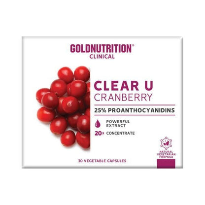 Clear U Cranberry 30 Caps_0