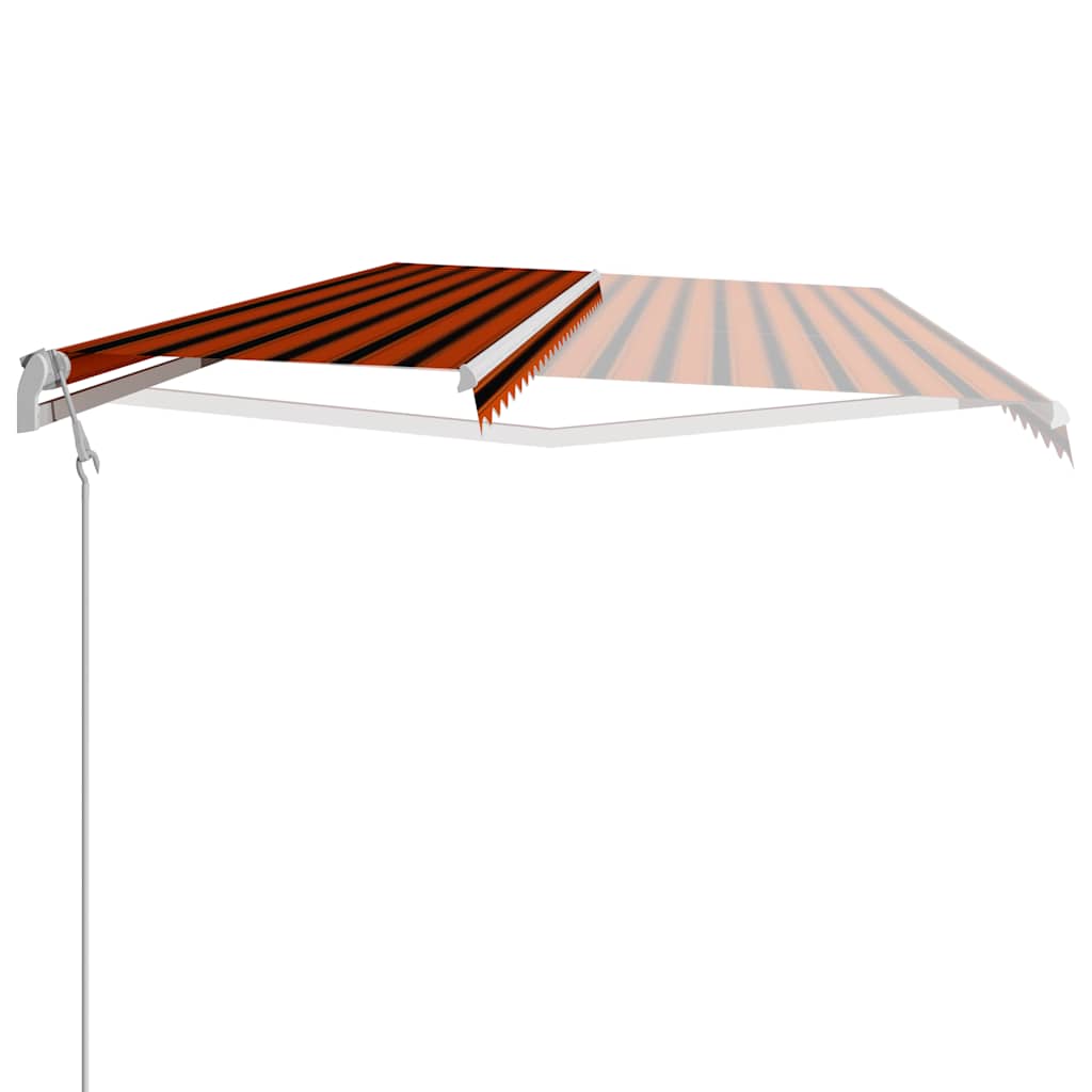 Toldo Automático Retráctil Naranja Y Marrón 600x300 Cm_4