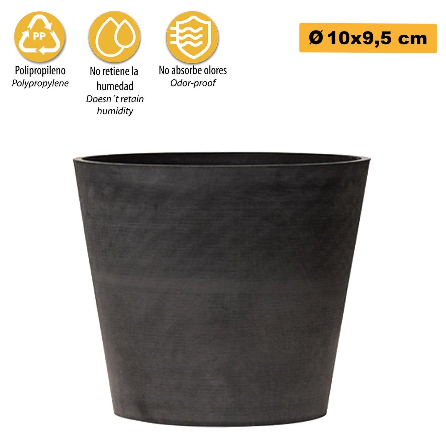 Maceta Tipo Cono Truncado Ø 10 Cm_2
