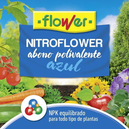 Abono polivalente azul nitroflower Flower 2,5 kg