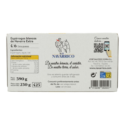 Espárragos Cojonudos El Navarrico 4/6 FR D.O Lata 425 ml