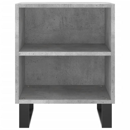Mesitas De Noche 2 Uds Madera Gris Hormigón 40x30x50 Cm_3