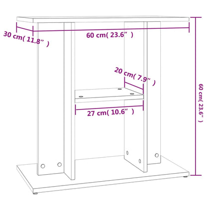 Vidaxl Soporte Para Acuario De Roble Ahumado 60x30x60 Cm De Madera De Ingeniería_2