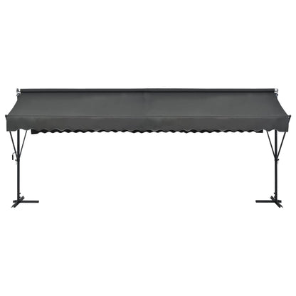 Toldo De Pie Independiente Gris Antracita 600x300 Cm_2