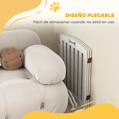 Pawhut Barrera De Seguridad Para Perros Plegable 155 Cm_3