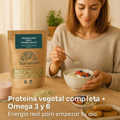 Semillas De Cáñamo Peladas Bio - 1kg | Superalimento Ecológico Vegano Para Batidos, Smoothies Y Zumos_2