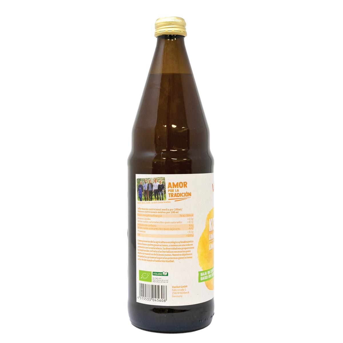 Kombucha Lima y Jengibre BIO Voelkel 750 ml