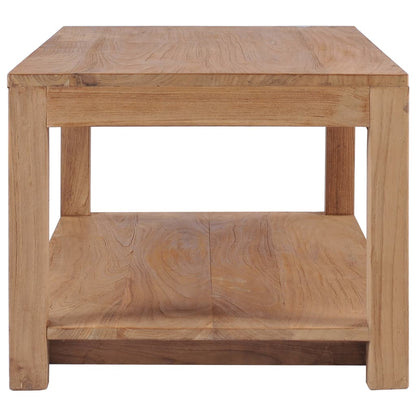 Mesa De Centro De Madera Maciza De Teca 100x50x40 Cm_1