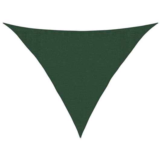 Vidaxl Toldo De Vela Verde Oscuro Hdpe 160 G/m² 3,5x3,5x4,9 M_0