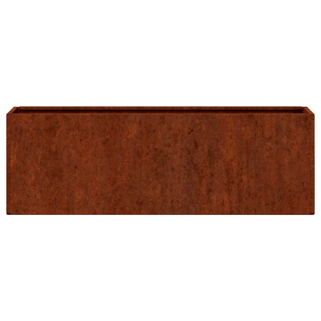Jardineras De Pared 2 Uds Acero Corten Oxidado 53x10x17 Cm_5