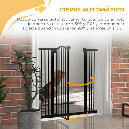 Pawhut Barrera De Seguridad Para Perros Extensible 74-100 Cm_4