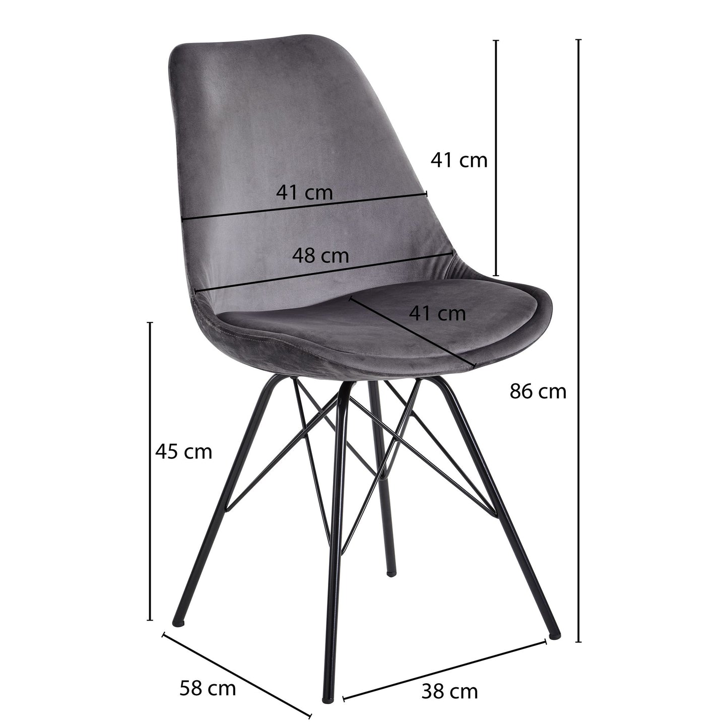 Silla De Comedor Elegante Y Funcional, Modelo Wl6.181_3