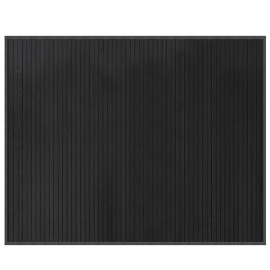 Vidaxl Alfombra Rectangular Bambú Gris 80x100 Cm_0