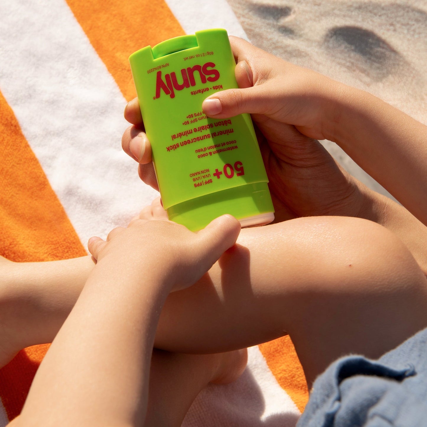 Mineral sunscreen Stick Face & Body Kids SPF 50 watermelon coco Attitude Sunly 60 g