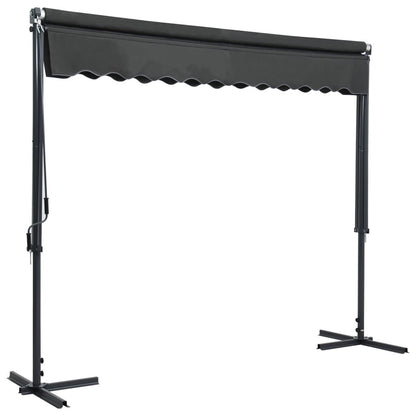 Vidaxl Toldo De Pie Independiente Gris Antracita 300x300 Cm_3