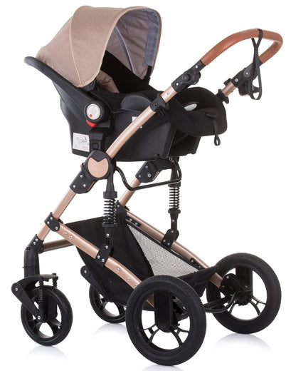 Carrito De Bebé Camea Trío Convertible Con Bolso Humus_4
