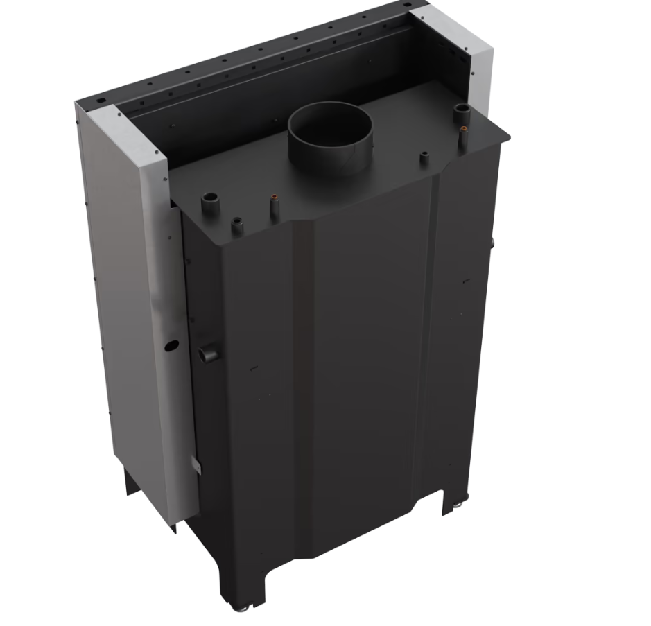 Bricosol Chimenea De Agua De Leña Kratki Mbo 15 Kw Ø 200 Puerta Elevable_1