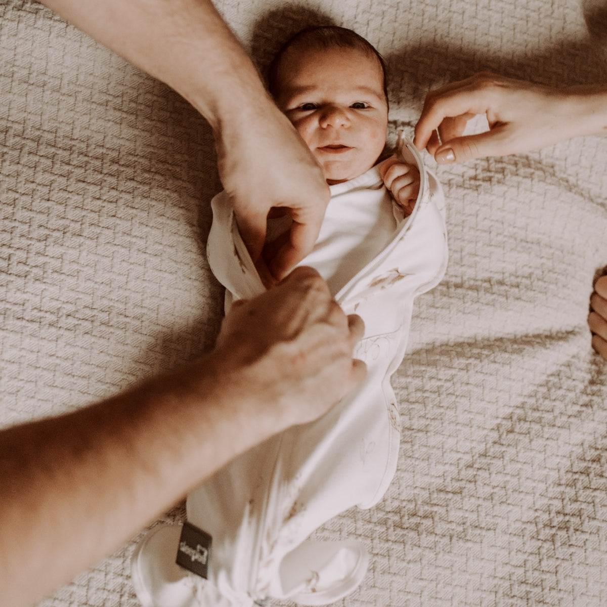 Saco De Dormir Bebé Envolvente Second Step Sky Blue