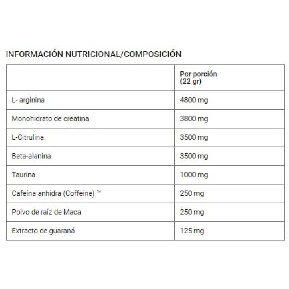 Pre-workout Impact 400 Gr Manzana_1