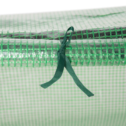 Outsunny Invernadero De Terraza 180x60x60 Cm Acero Con 3 Ventanas Verde_4