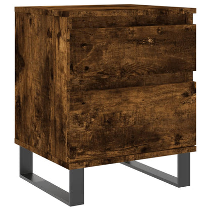 Mesitas Noche 2 Uds Madera Ingeniería Roble Ahumado 40x35x50 Cm_3