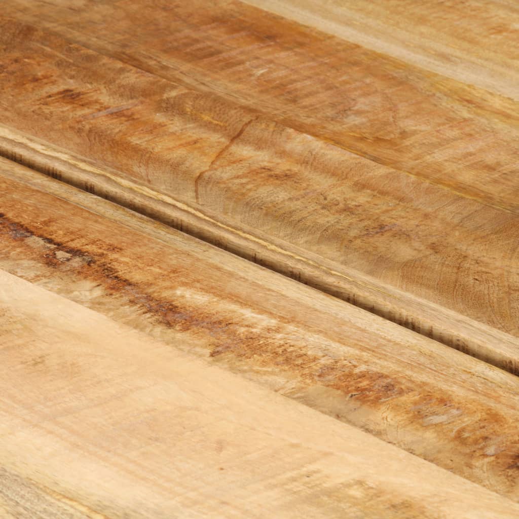 Mesa De Centro De Madera Maciza De Mango 142x90x42 Cm_3
