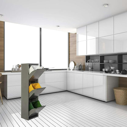 Armario para reciclaje metálico PAT 3 Gris