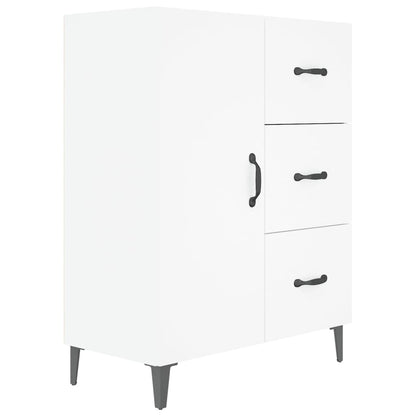 Aparador De Madera De Ingeniería Blanco 69,5x34x90 Cm / Vetonek_5