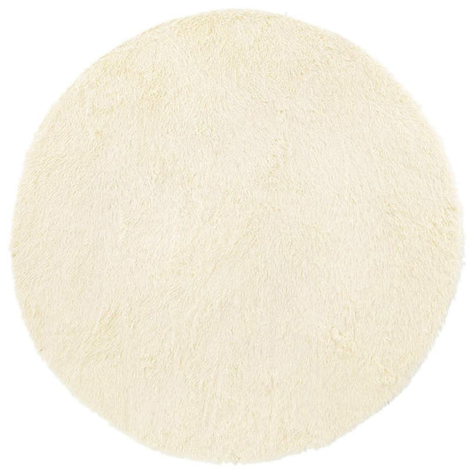 Vidaxl Alfombra Peluda De Pelo Largo Navarra Crema 200x200cm Poliéster_0