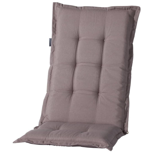 Madison Cojín De Silla Con Respaldo Panama 123x50cm Gris Taupé_0