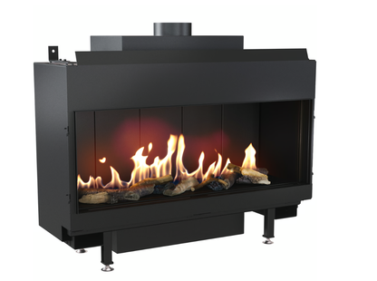 Bricosol Chimenea De Gas Kratki Leo 100 Afrontar Gas Natural ∅ 100/150 9 Kw_0