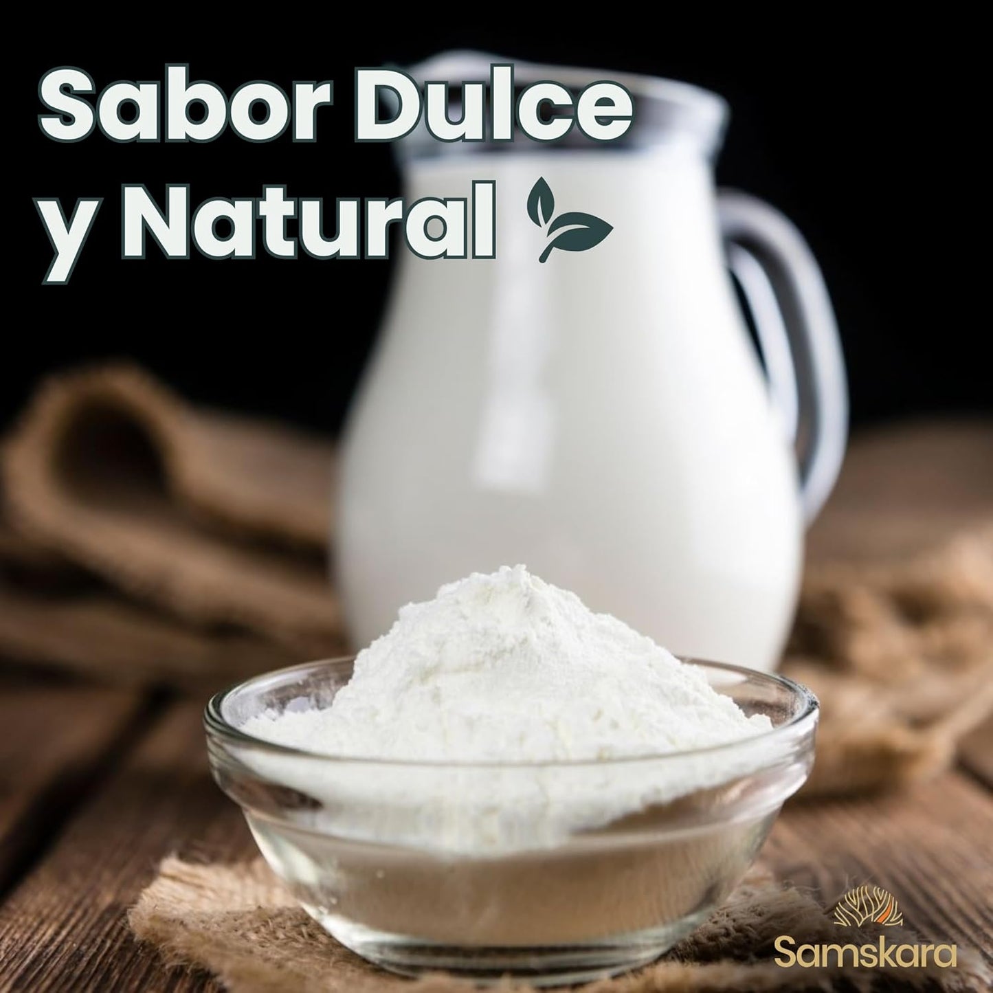 Leche De Coco En Polvo Bio - 1kg | Bebida Vegetal Ecológica Vegana, Sin Lactosa, Sin Azúcares Añadidos, Sin Gluten_2