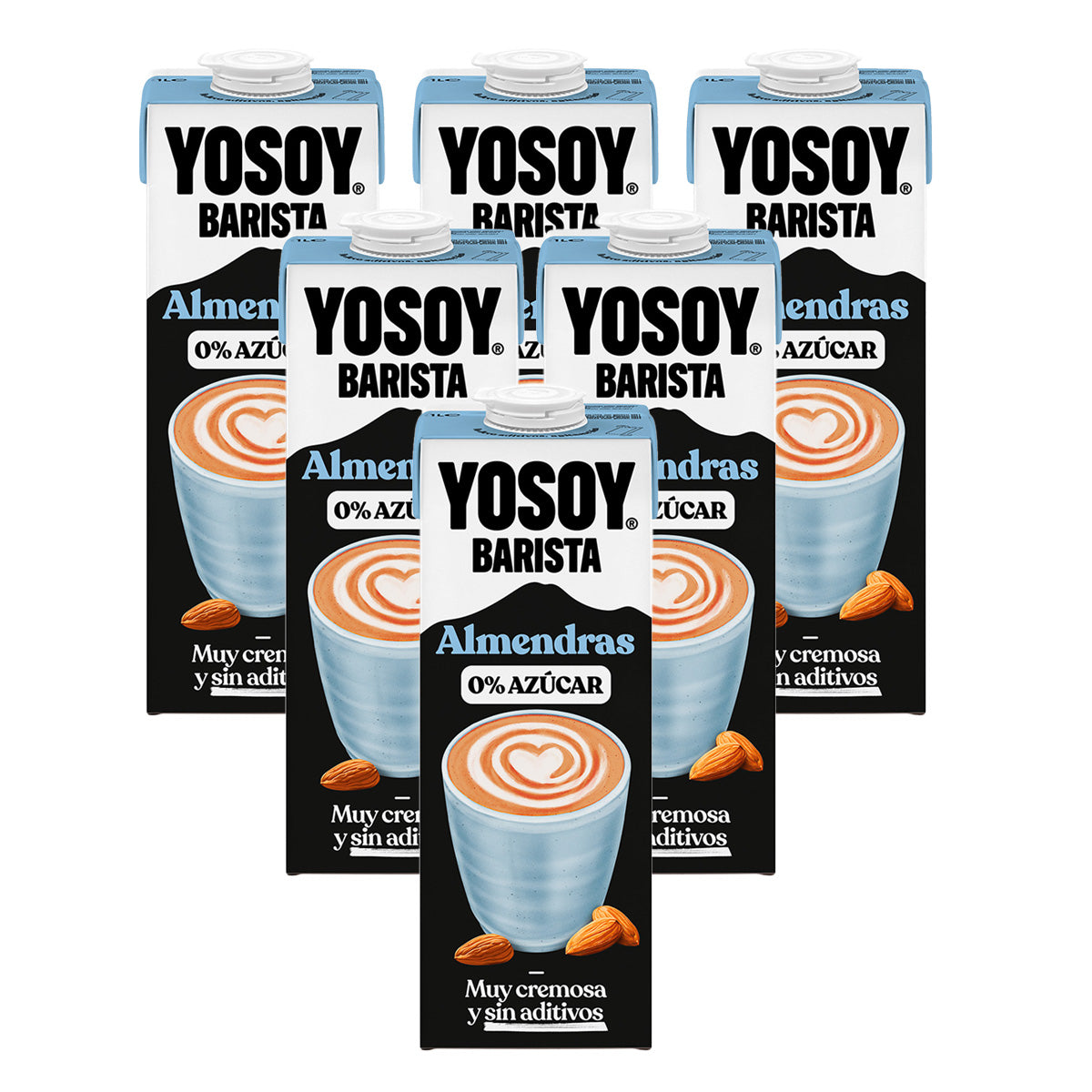Pack 6x Bebida de Almendras Barista Yosoy 1L