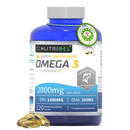 Omega 3 Epa 1000mg Dha 500mg 120 Perlas - Nutricel_0
