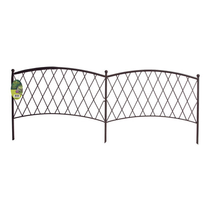 Bordura De Jardin Metal Border 0.4x1 M Marron Nortene_0